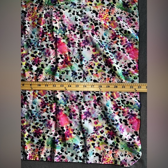NWT DOLL Swimwear Wildflower Silk Head Scarf OS Bandana Vacation Animal Print - Picture 7 of 8